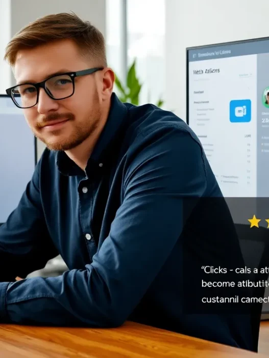 Ahrefs review hero graphic showing dashboard and key modules (